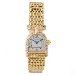 Cartier 18k Gold Calandre Watch